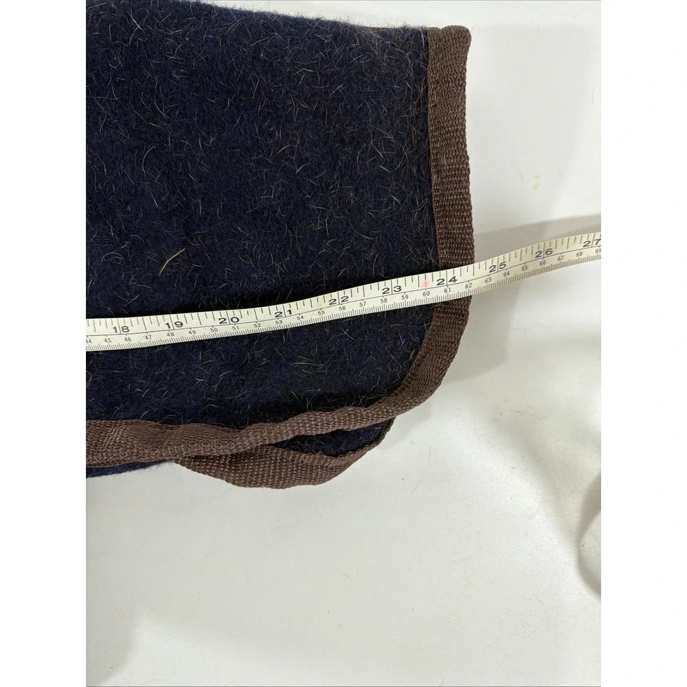 5/A Baker Blanket Navy Wool Coat For Dog Or Miniature Horse? Size Large Rare
